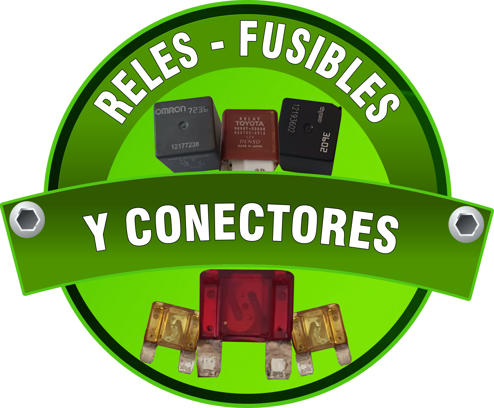 Relés fusibles y conectores